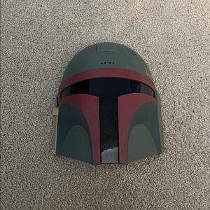 Green and Red Helmet